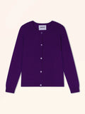XELARA Cardigan Crew Neck Violet