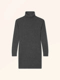 DHORAN Dress Turtleneck 4 Ply Heather Charcoal