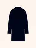 DHORAN Dress Turtleneck 4 Ply Navy