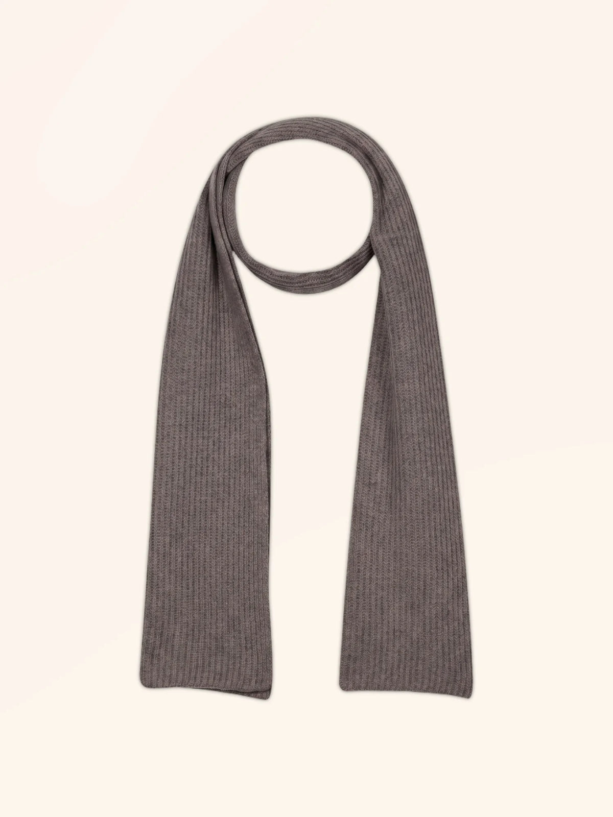 RORY Écharpe 4 Fils Taupe Chiné