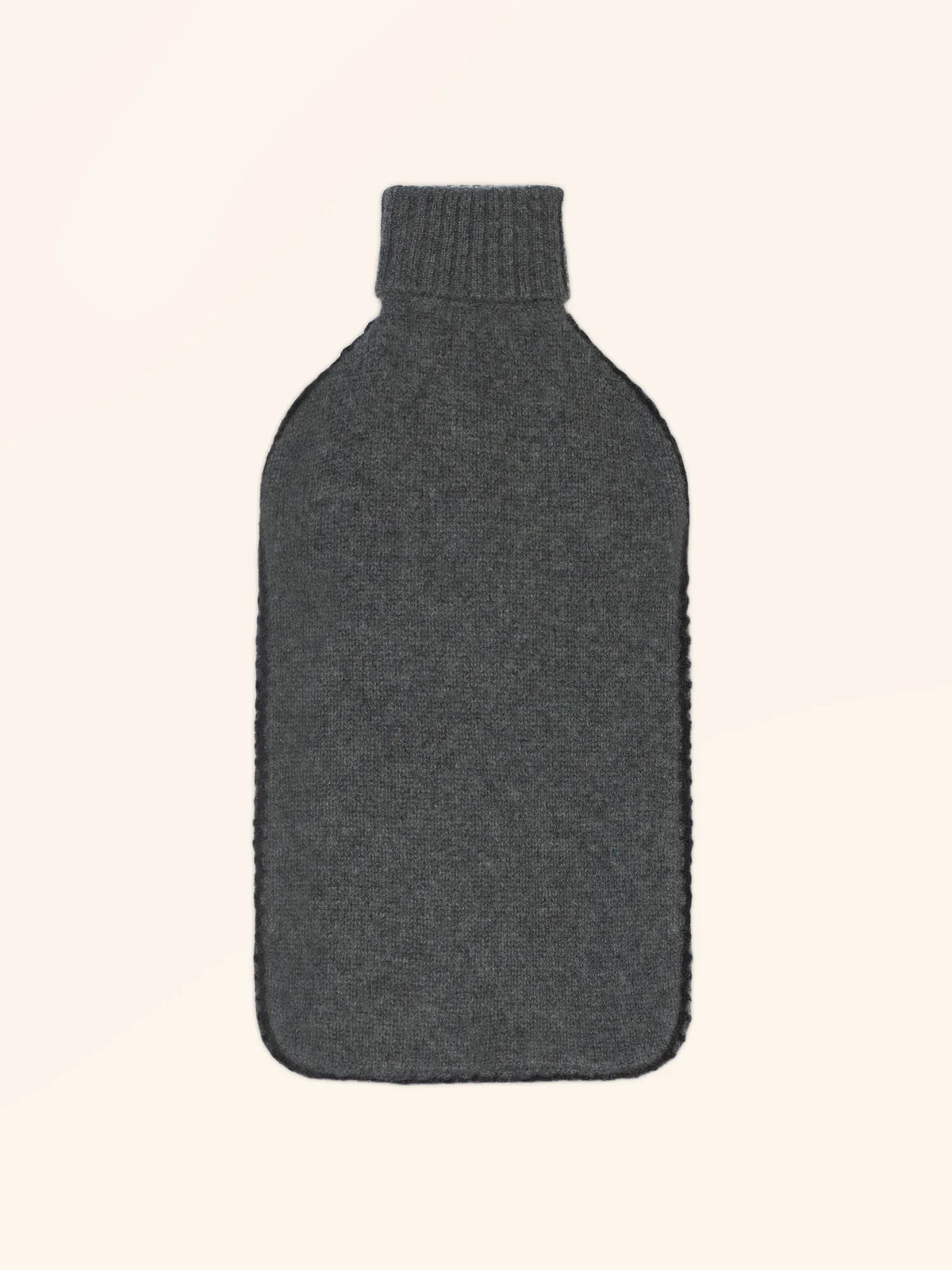 DARCY Housse Bouillotte 4 Fils Anthracite Chiné et Noir