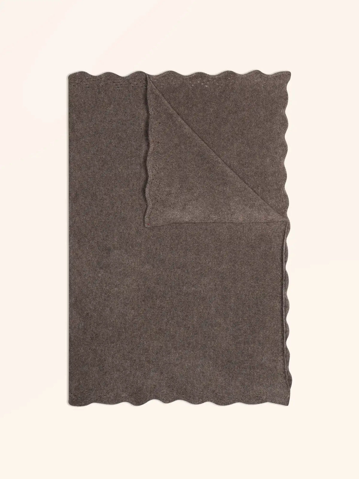 VEYLOR Plaid 4 Fils Taupe Chiné