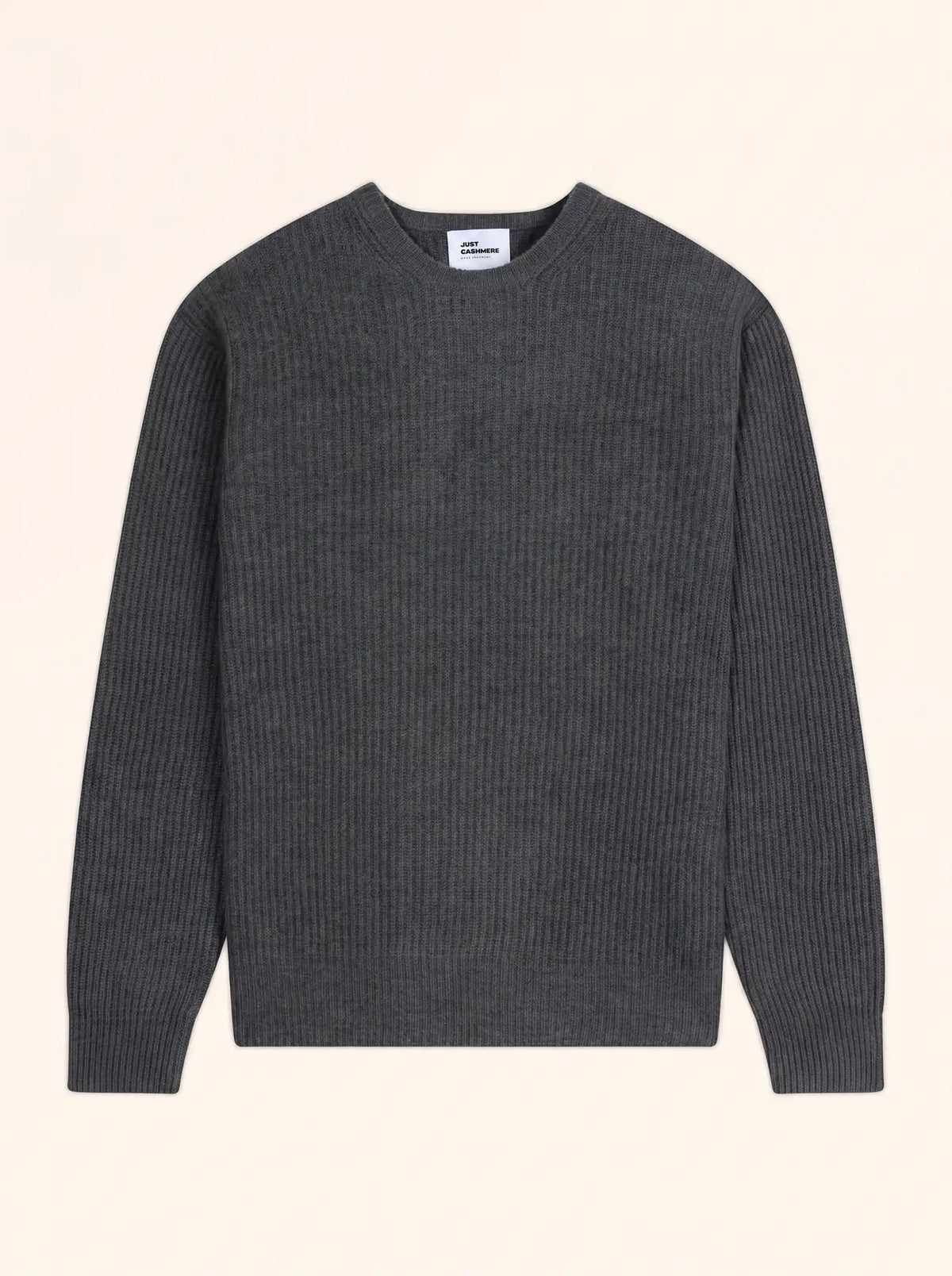 NASH Pull Col Rond 4 Fils Anthracite Chiné