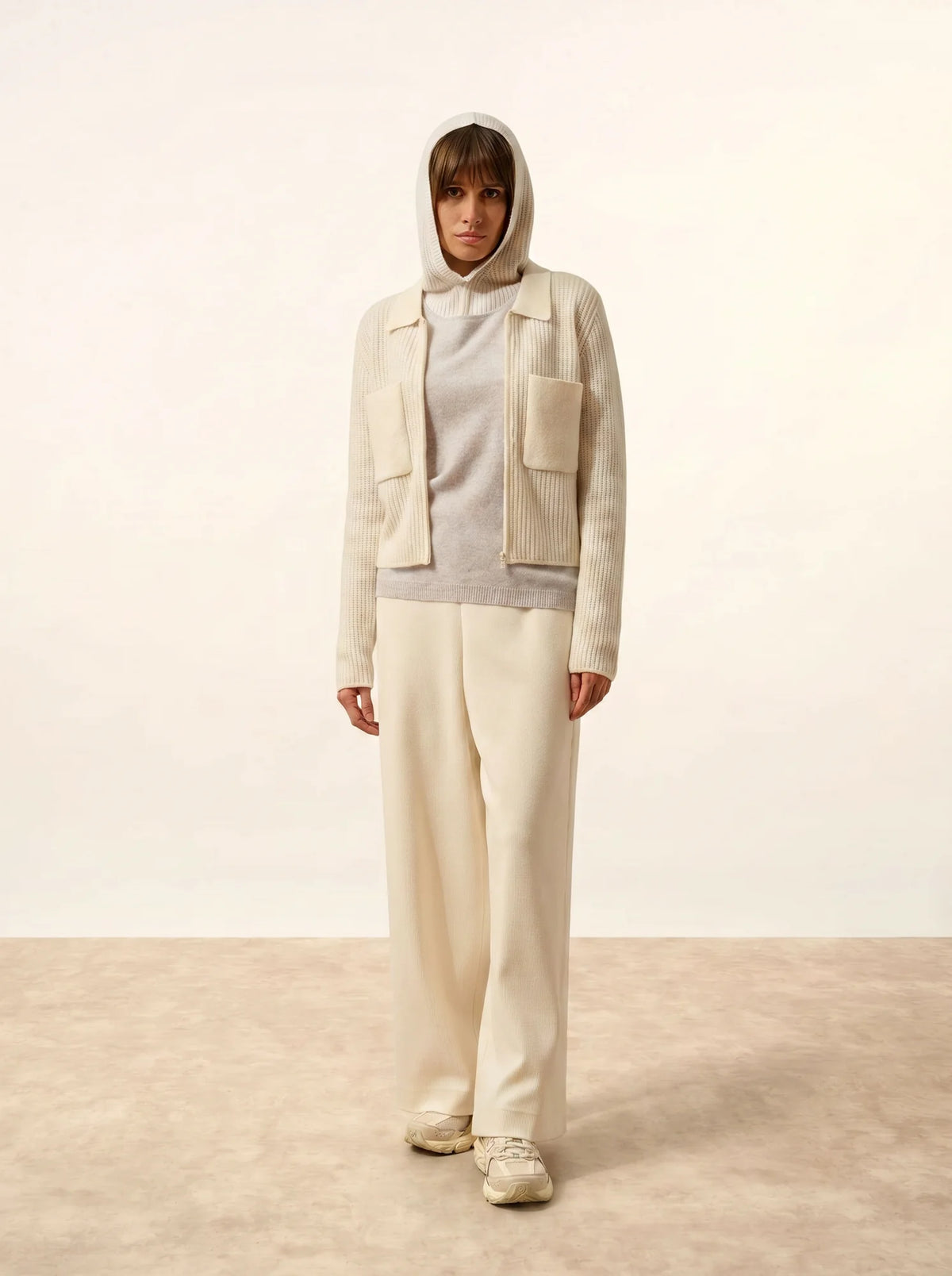 EVELINE Cagoule 4 Fils Neige