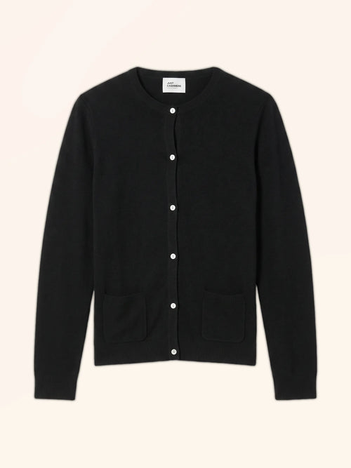 ALEXA Cardigan Col Rond Noir