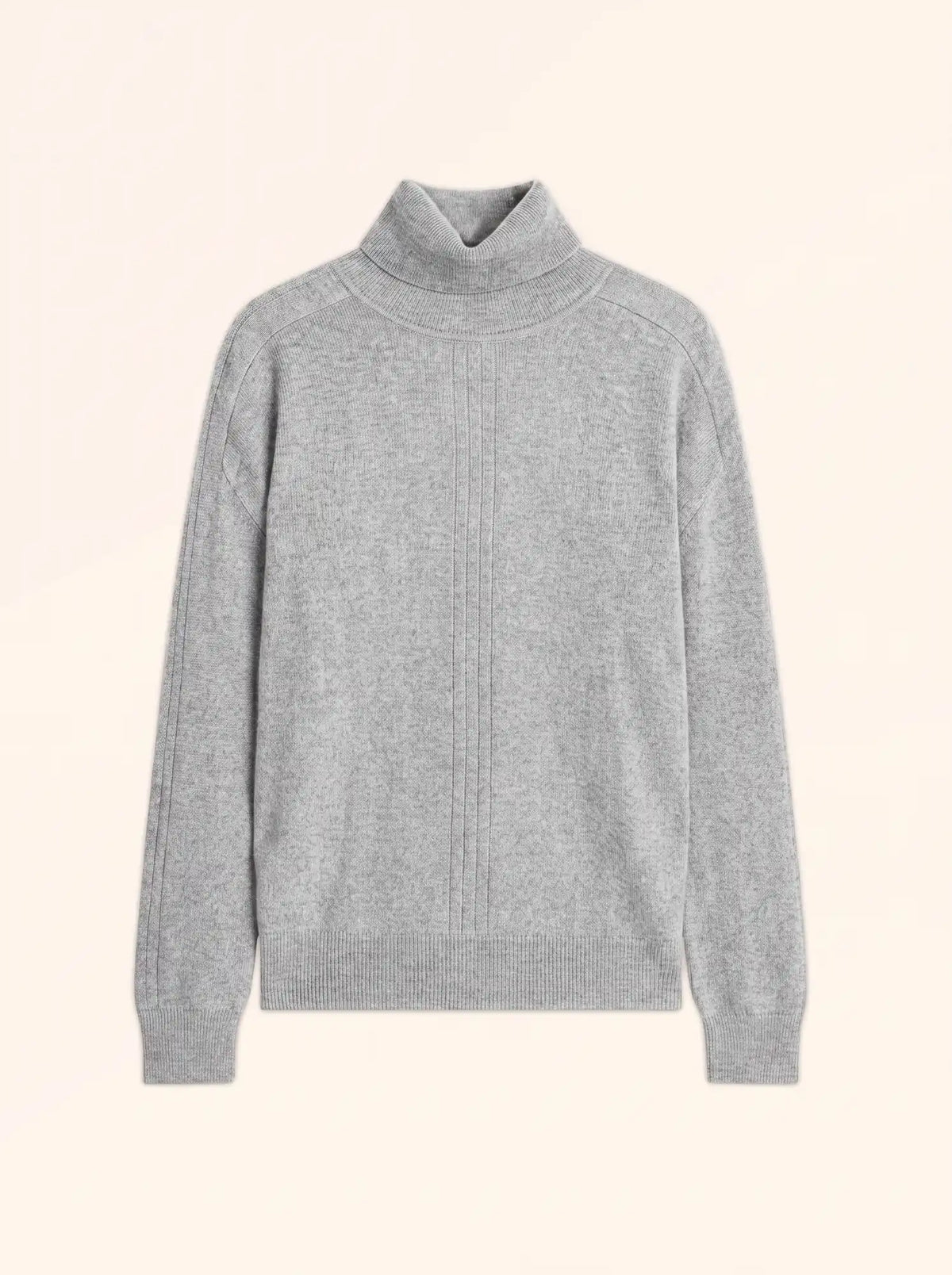 ORIANNE Pull Col Roulé Nuage Chiné