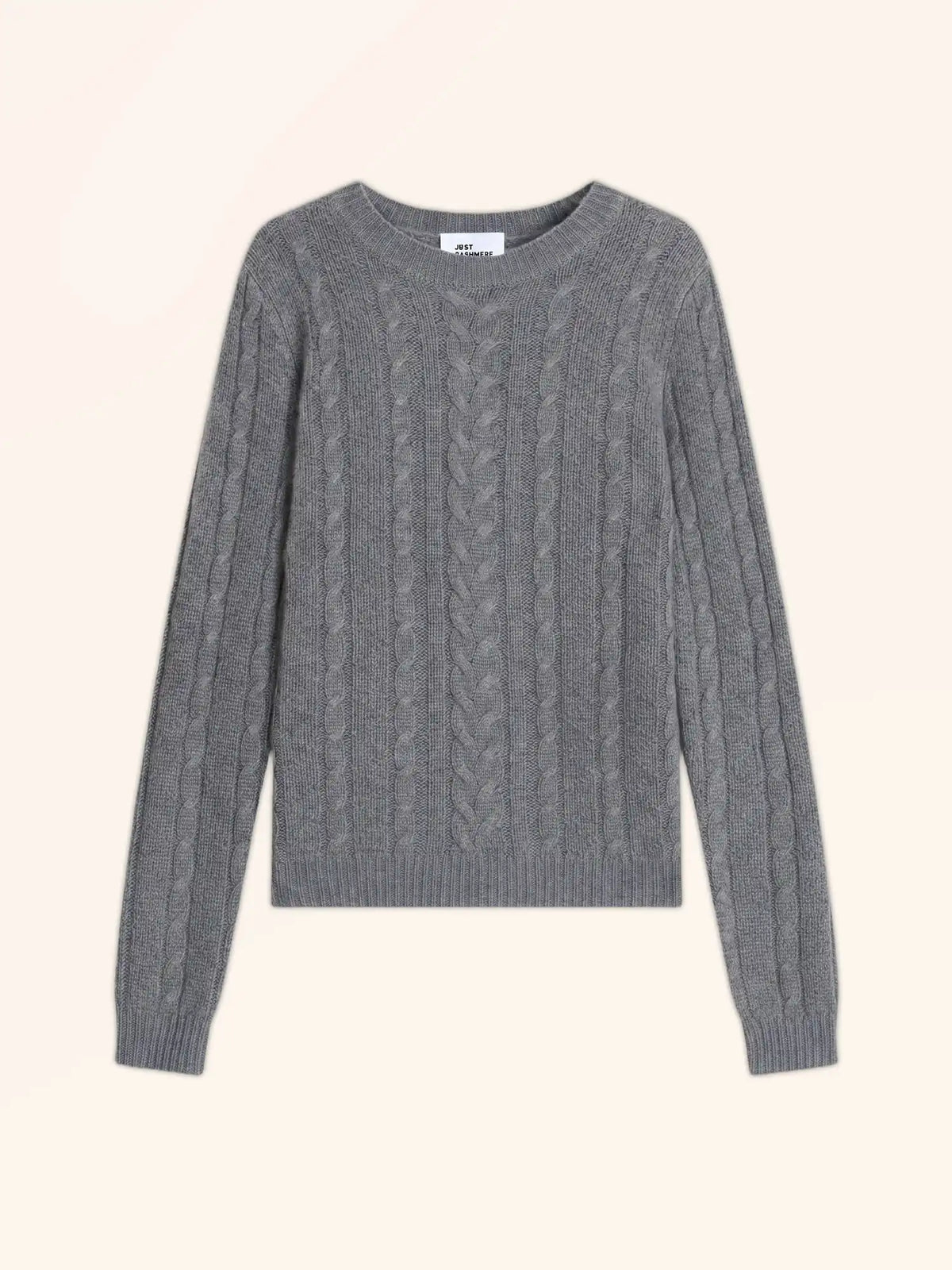 OLIVIA Pull Col Rond 8 Fils Nuage Chiné